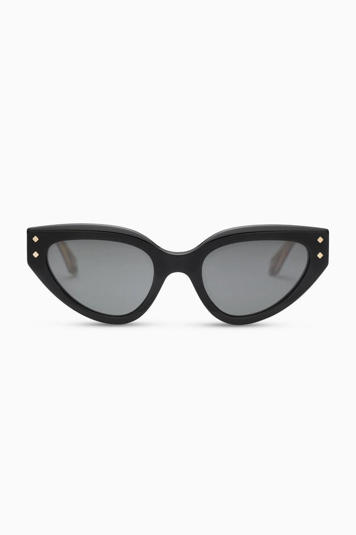 

Cat-eye Sunglasses in Acetate, Black