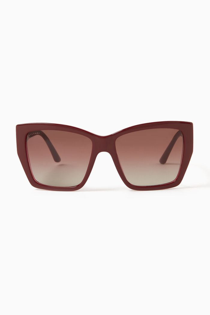 

Square Sunglasses in Acetate, Brown