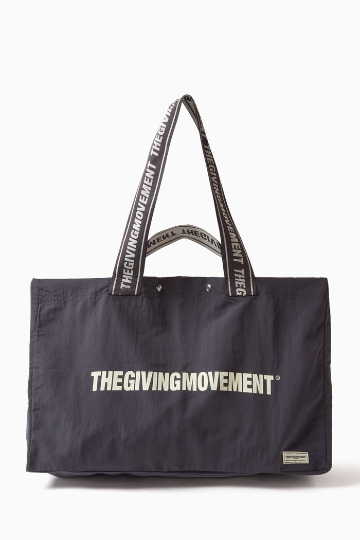 

Logo Shoulder Bag in RE-SHELL100©, Grey