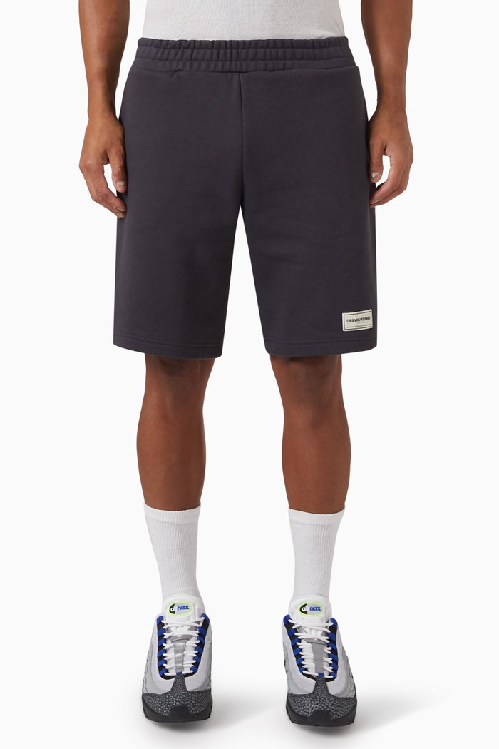 

Lounge Shorts in Organic Cotton-blend, Grey