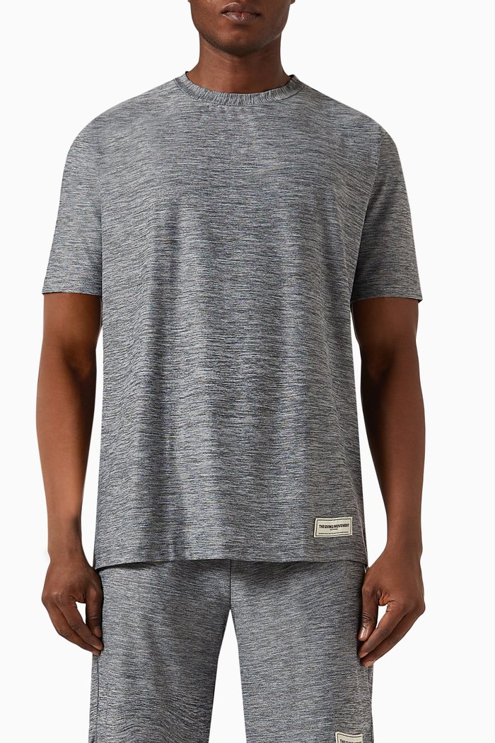 

Regular-fit Logo T-shirt in MVMT100©, Grey