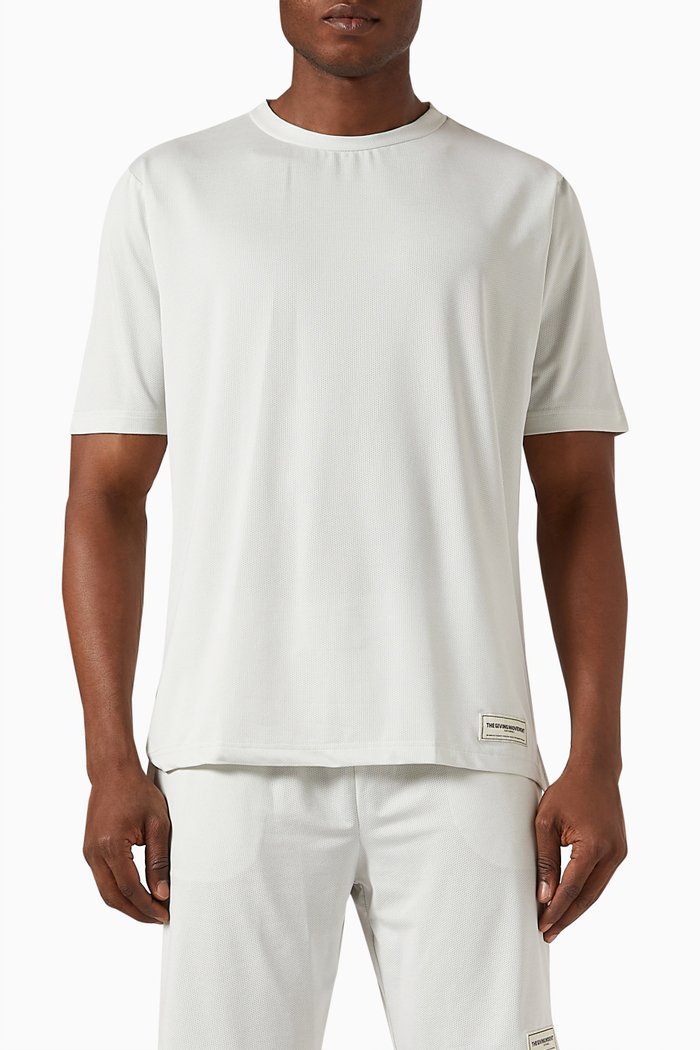 

Regular-fit Logo T-shirt in MVMT100©, Neutral