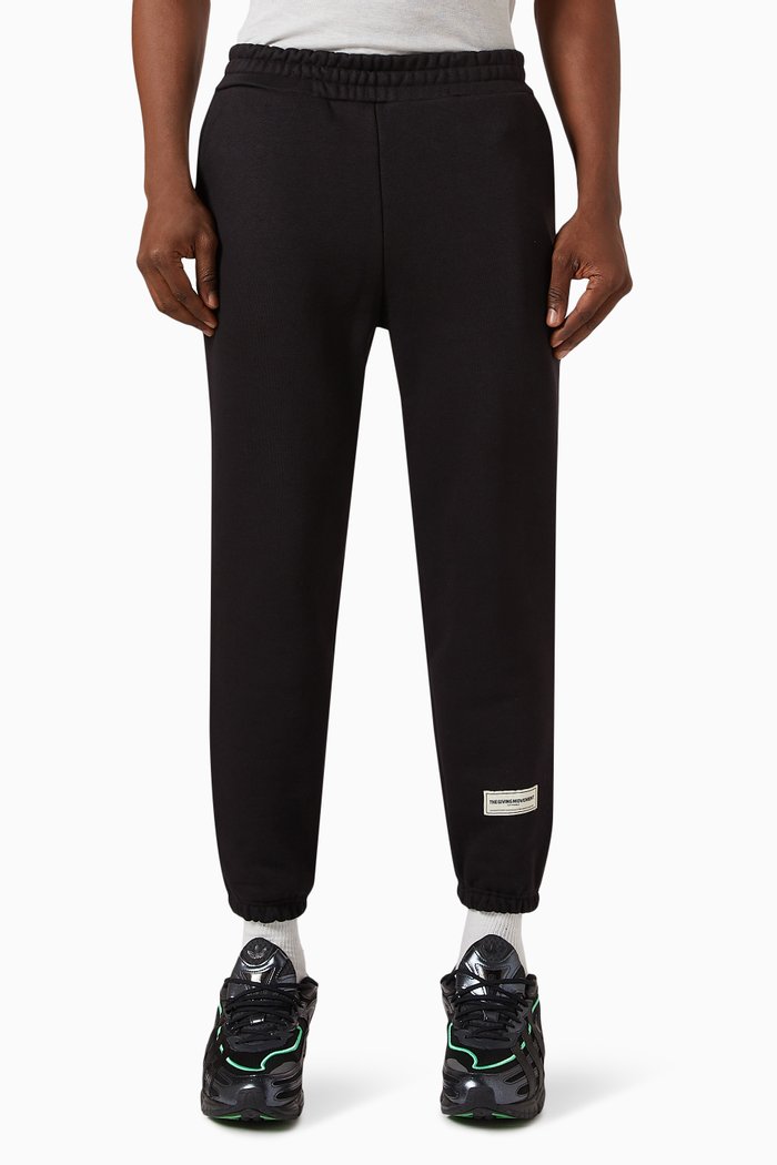 

Logo Sweatpants in Organic Cotton-blend, Black