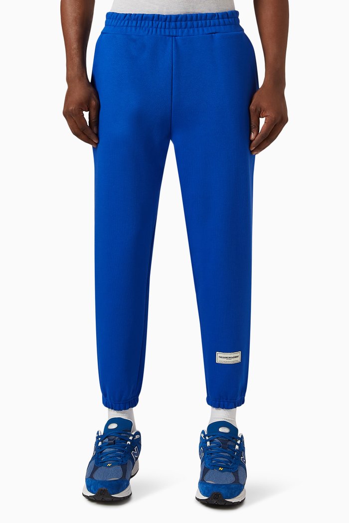 

Logo Sweatpants in Organic Cotton-blend, Blue