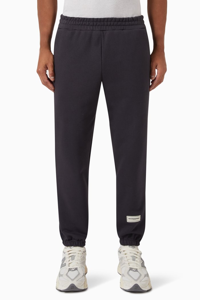 

Logo Sweatpants in Organic Cotton-blend, Grey
