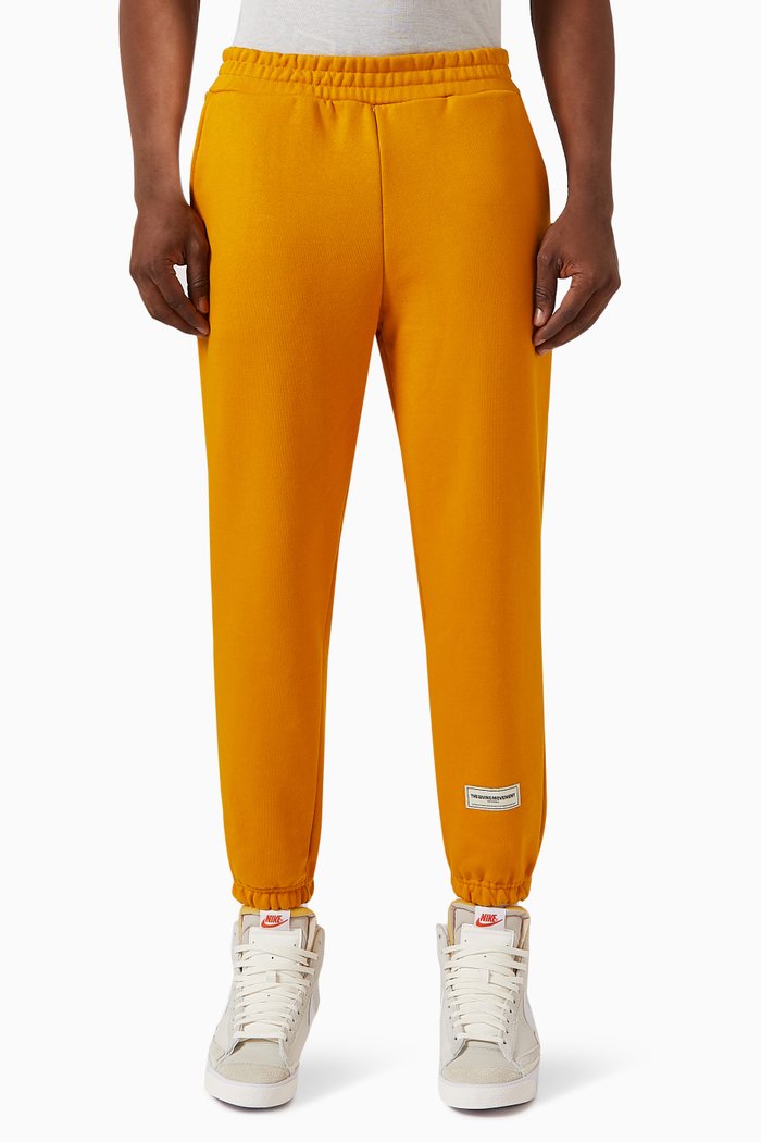 

Logo Sweatpants in Organic Cotton-blend, Yellow