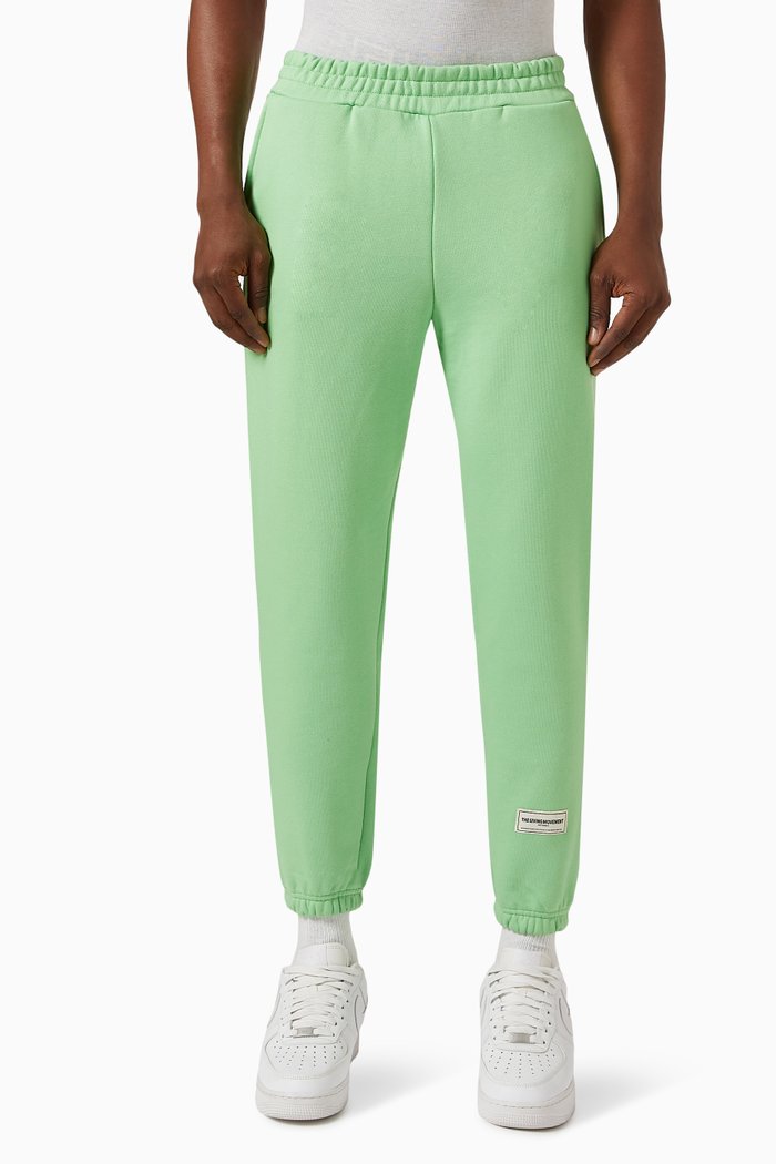 

Logo Sweatpants in Organic Cotton-blend, Green