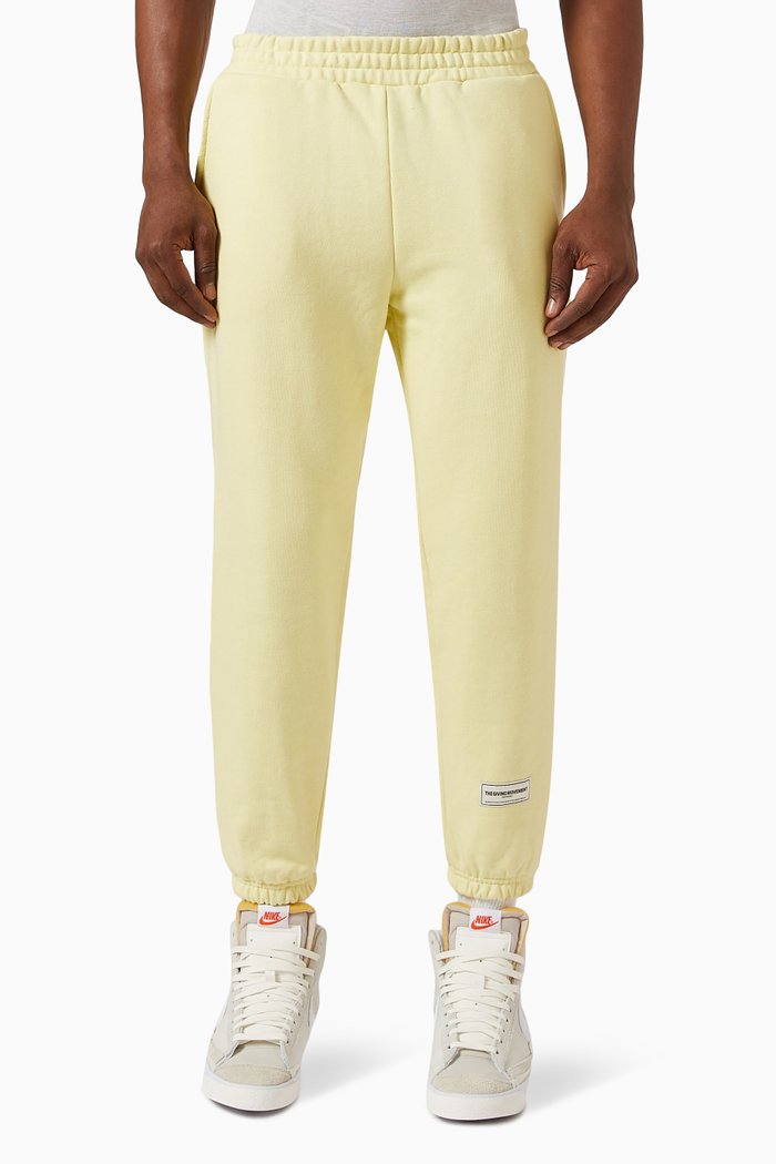 

Logo Sweatpants in Organic Cotton-blend, Yellow