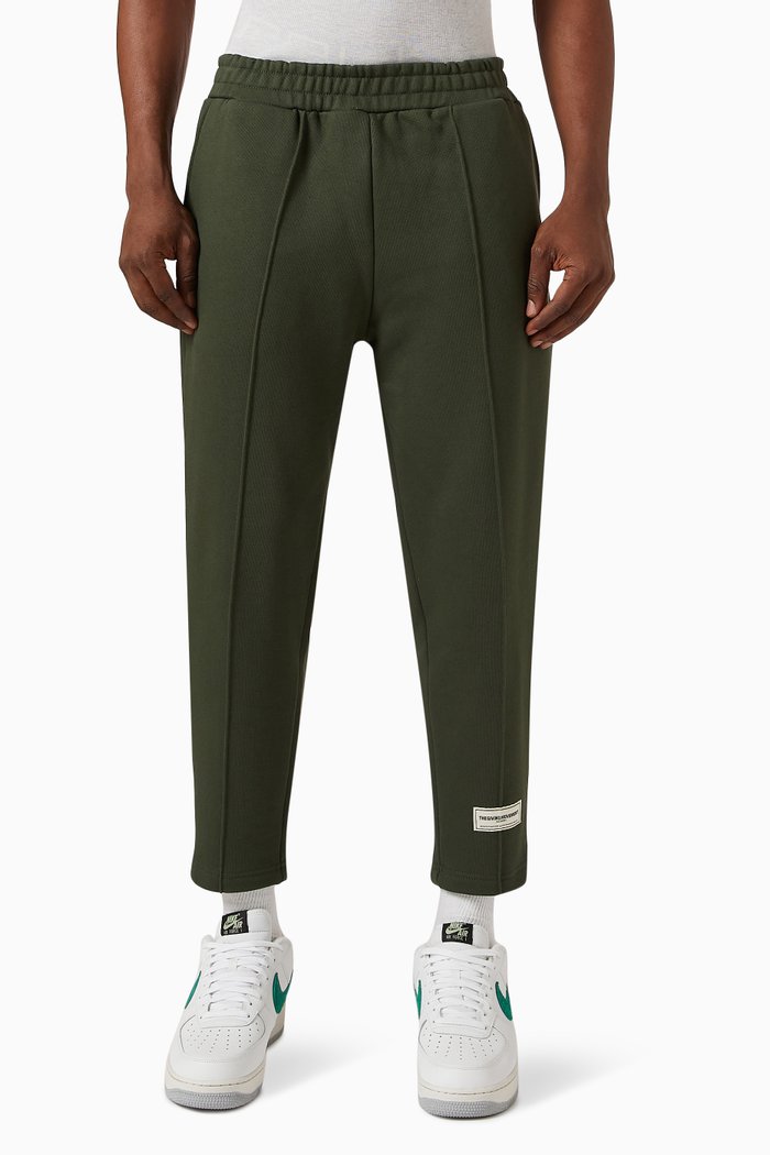 

Logo Tapered Sweatpants in Organic Cotton-blend, Neutral
