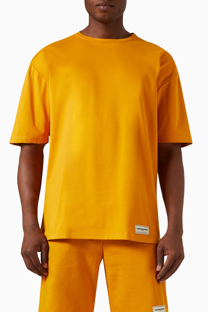 

Oversized T-shirt in Light Softskin100©, Yellow