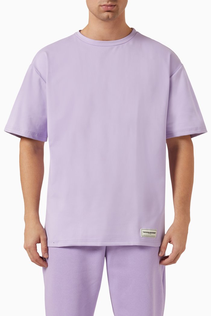 

Oversized T-shirt in Light Softskin100©, Purple