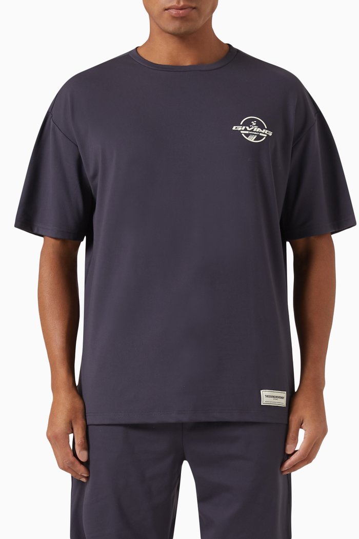 

Oversized Racer T-shirt in Light Softskin100©, Grey