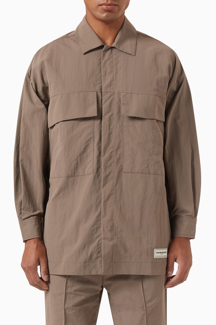 

Logo Shacket in Re-shell100©, Brown