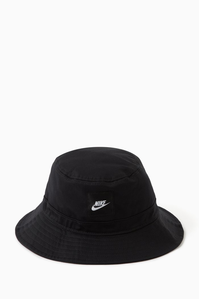 

Core Bucket Hat in Cotton, Black