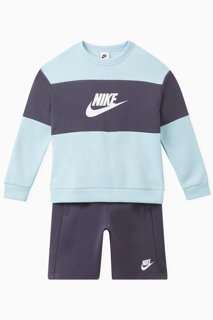 NSW Logo Tracksuit in Cotton-blend French Terry, Blue