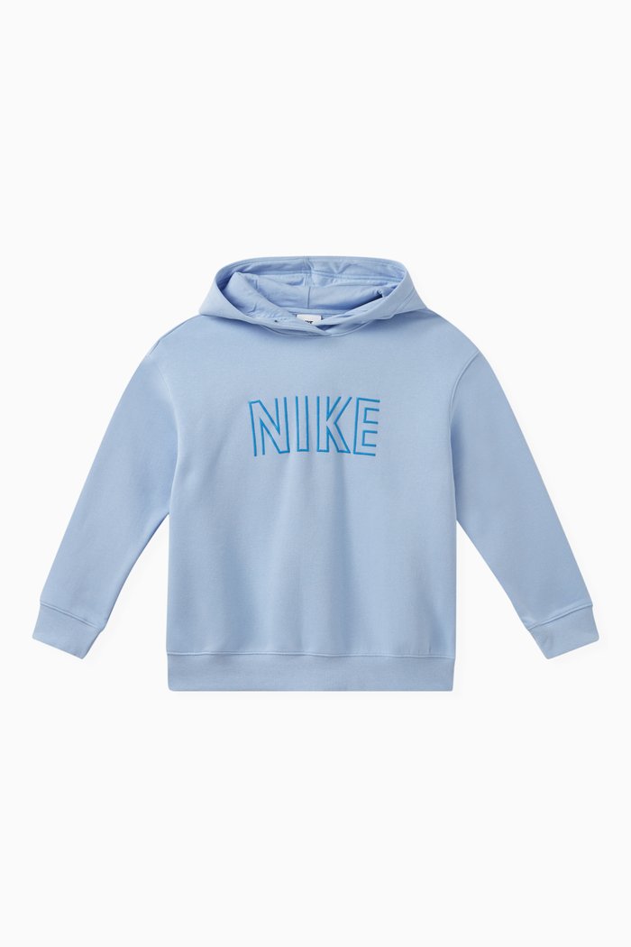 

Oversized Hoodie in Fleece, Blue