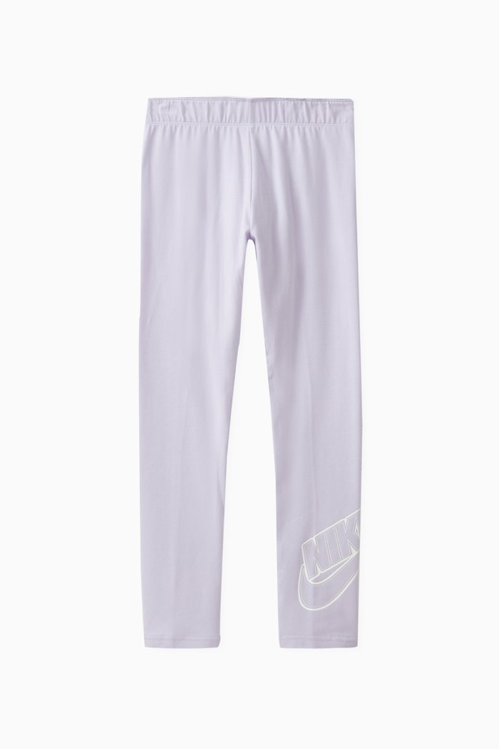 

Logo Favorites Leggings in Cotton Stretch, Purple