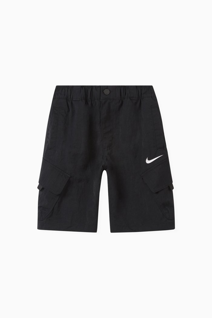 

Cargo Shorts in Nylon, Black