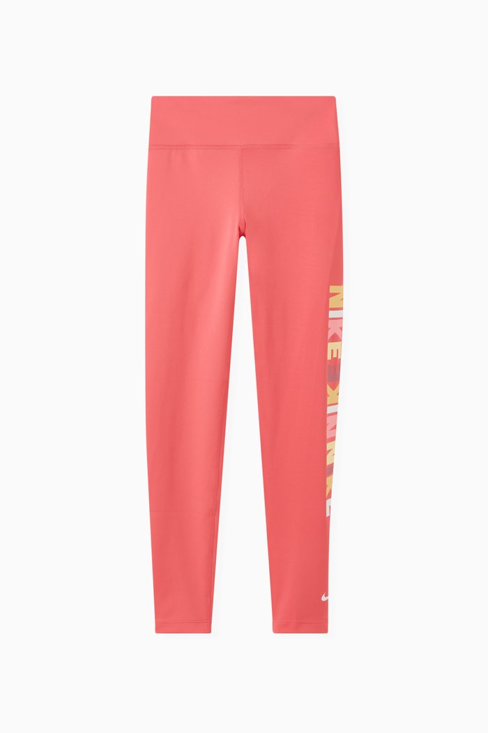 

Dri-FIT One Logo Leggings in Stretch Nylon, Pink