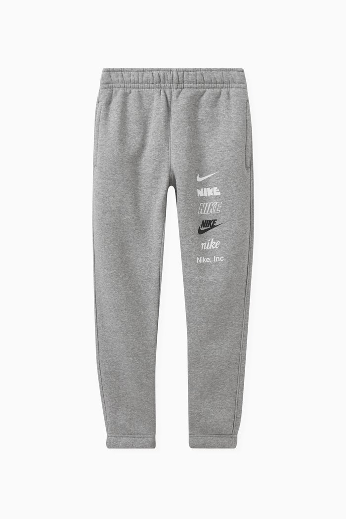

Logo Sweatpants in Fleece, Grey