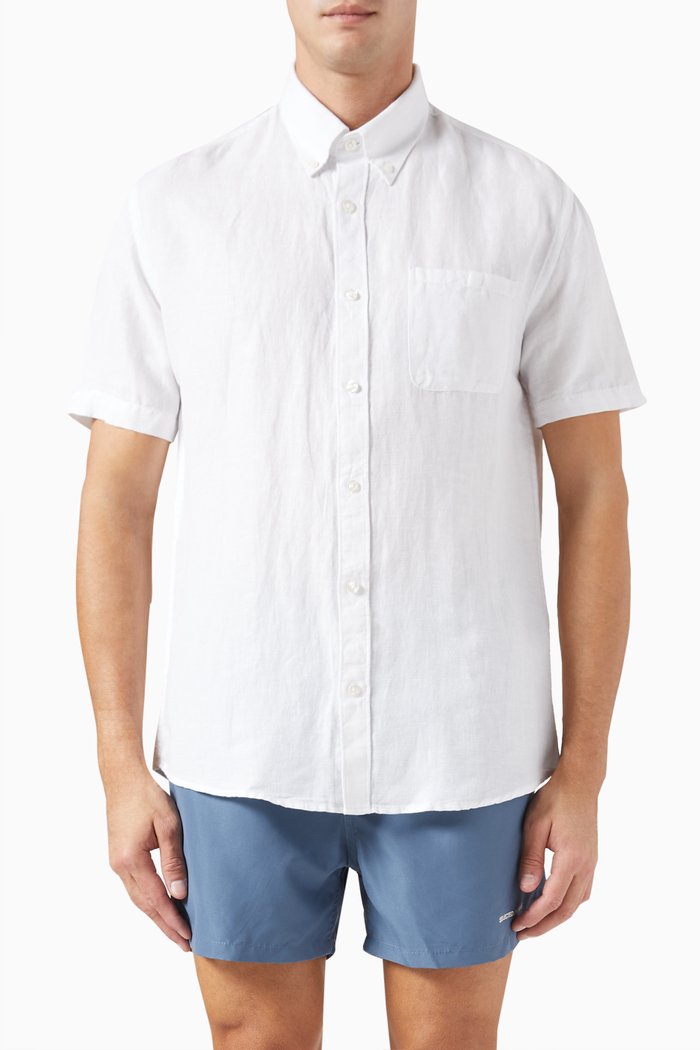

Regrick Shirt in Linen, White