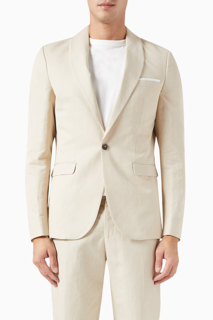 

Blazer in Linen, Neutral