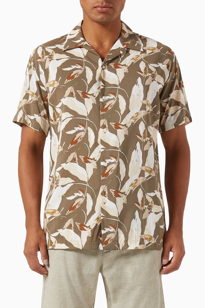 Air Shirt in Organic Cotton-blend, Neutral