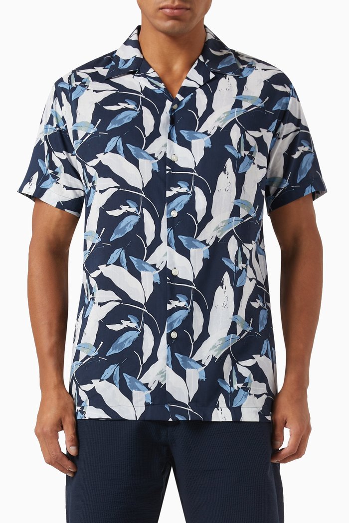 

Air Shirt in Organic Cotton-blend, Blue