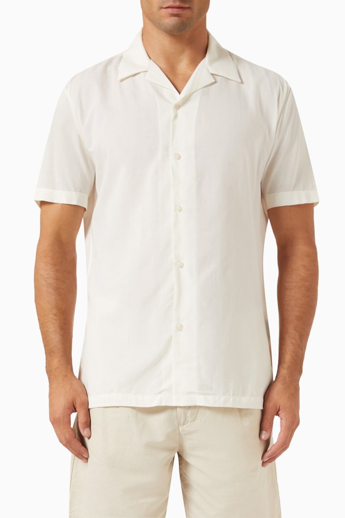 

Air Shirt in Organic Cotton-blend, White