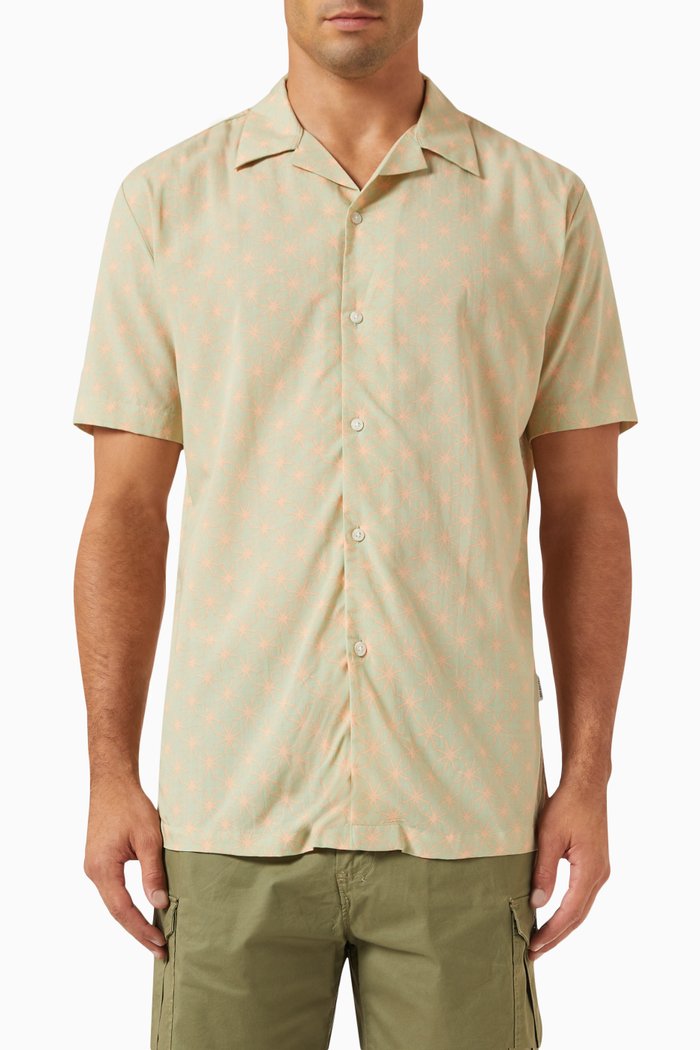 

Air Shirt in Organic Cotton-blend, Green