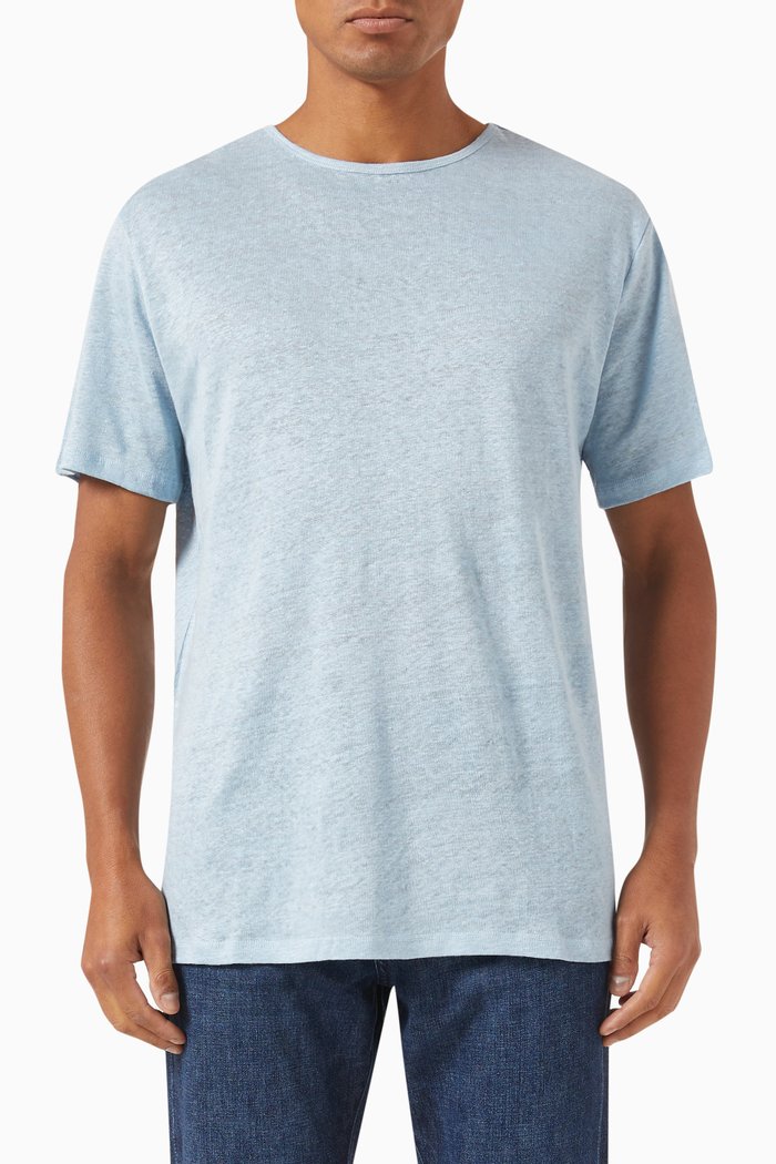 

Classic T-shirt in Linen, Blue