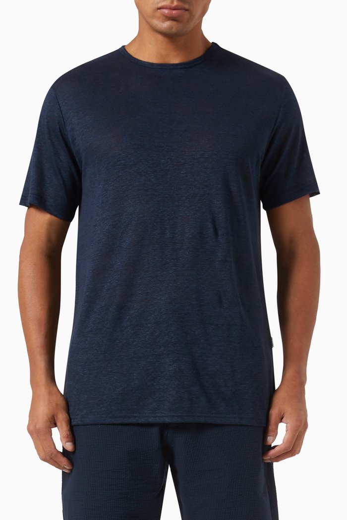 

Classic T-shirt in Linen, Blue