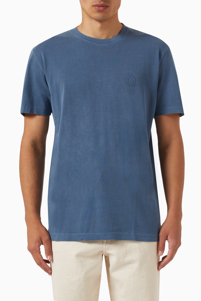 

Faded T-shirt in Cotton Jersey, Blue