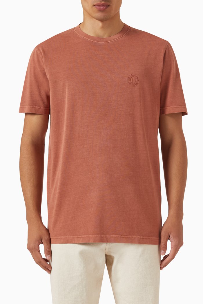 

Faded T-shirt in Cotton Jersey, Orange