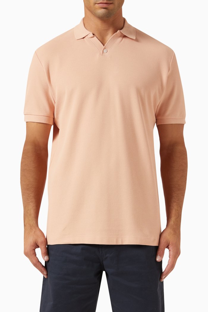 

Jospeh Polo Shirt in Organic Cotton, Pink