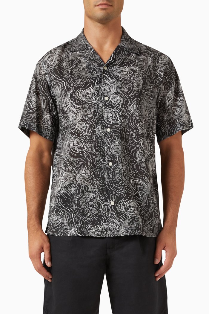

Lee Printed Shirt in Tencel™, Black
