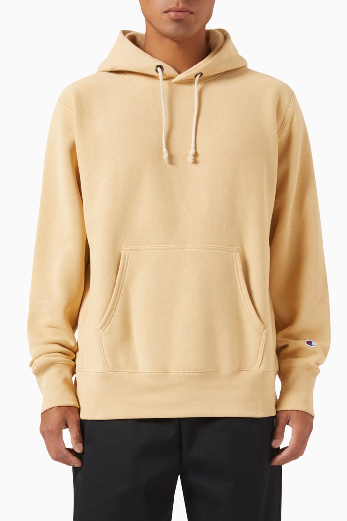 

Hoodie in Reverse Weave Fleece, Neutral