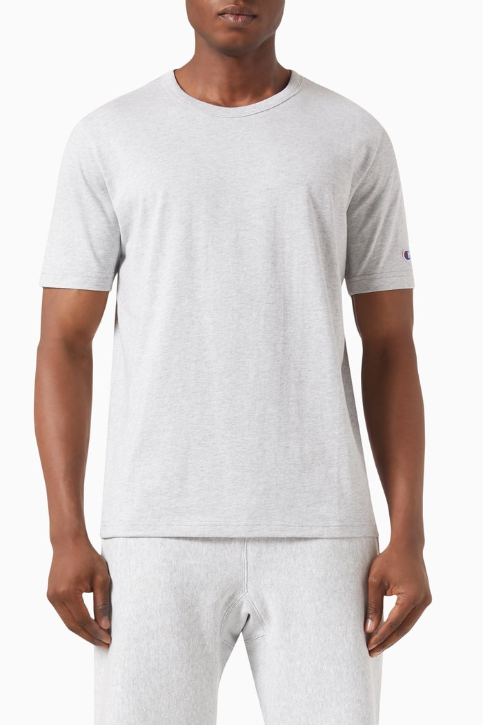 

Logo T-Shirt in Cotton, Grey