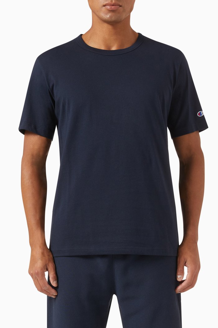 

Logo T-Shirt in Cotton, Blue