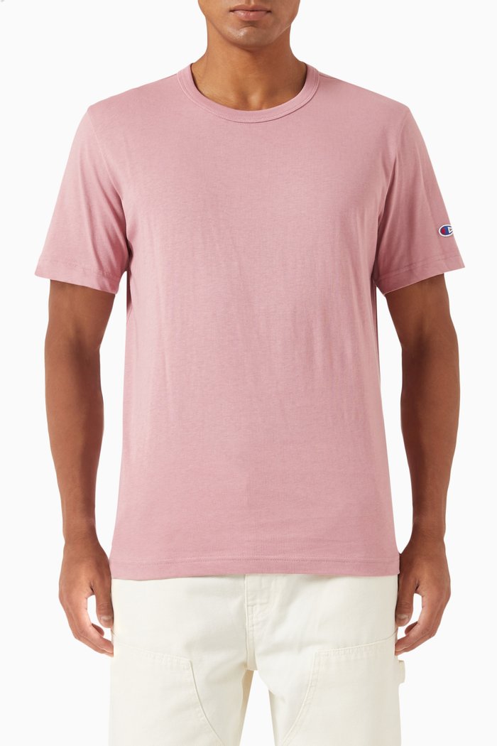

Logo T-shirt in Cotton, Pink