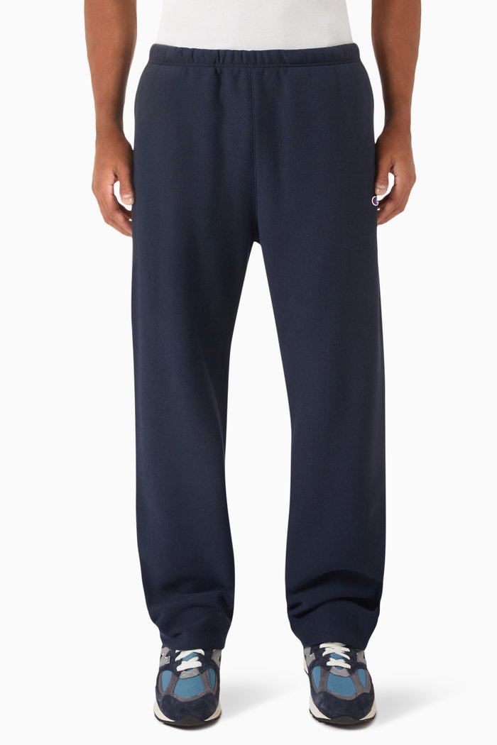 

Logo Sweatpants in Reverse Weave Fleece, Blue