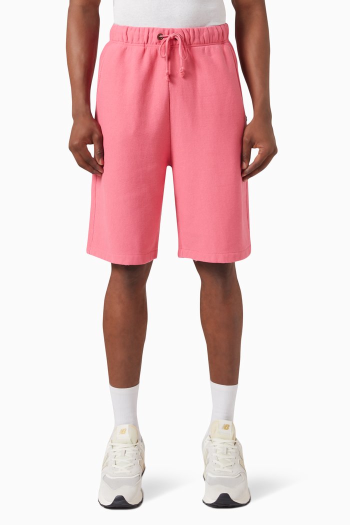 

Logo Shorts in Cotton Blend, Pink