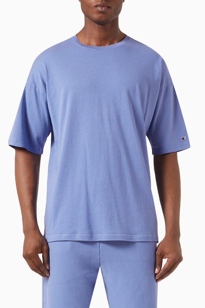 

Logo T-Shirt in Cotton, Blue