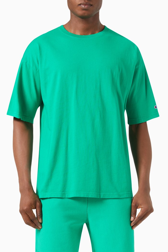 

Logo T-Shirt in Cotton, Green