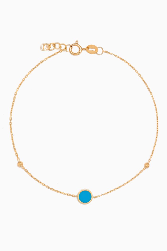 

Eve Turquoise Bracelet in 18kt Gold