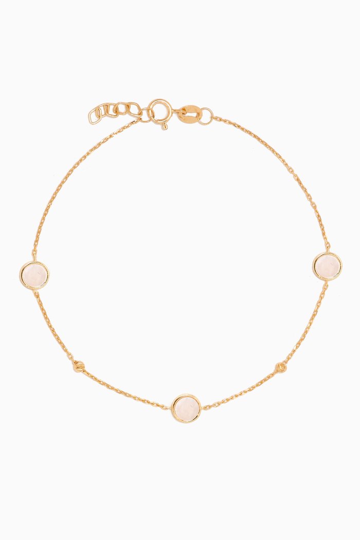

Zira Mother of Pearl Bracelet in 18kt Gold
