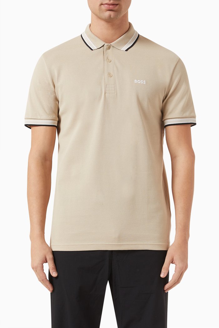 

Polo Shirt in Cotton Piqué, Neutral