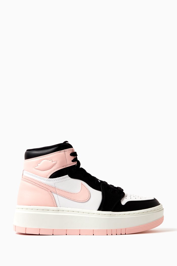 

Air Jordan 1 High-top Sneakers in Leather, Pink
