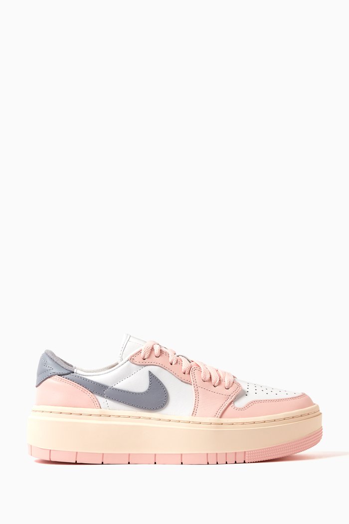 Air Jordan 1 Low-top Sneakers in Leather, Pink