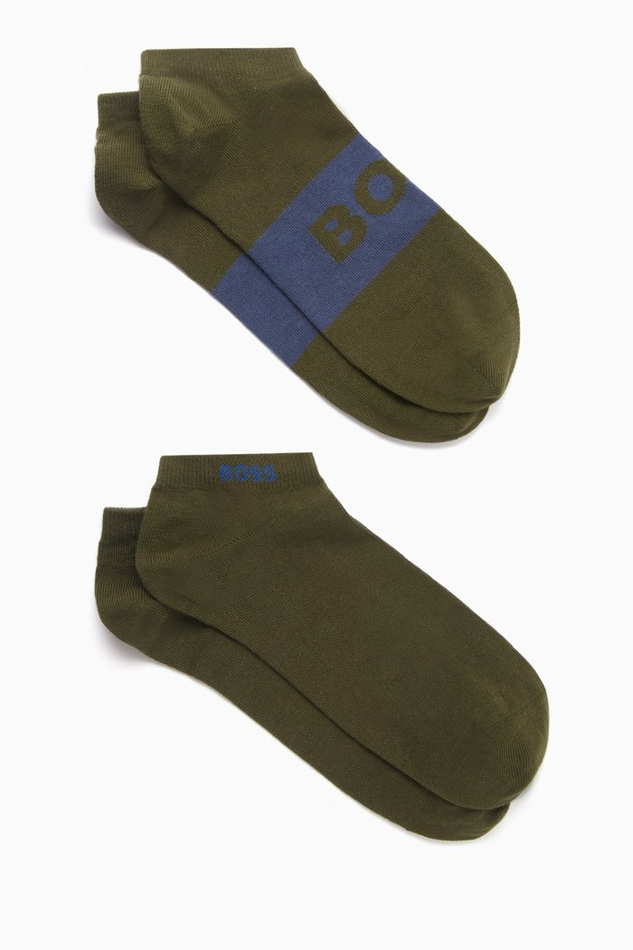 

Logo Socks in Cotton, Green